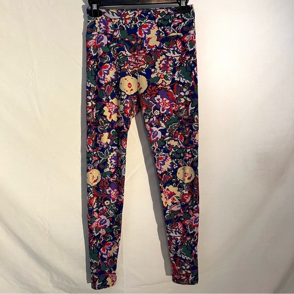 LuLaRoe Floral Multicolor Leggings - Picture 2 of 8